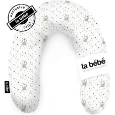 La Bebe ™ Rich Maternity Pillow 30x104 Art.68297 Bunnies pakaviņš mazuļa barošanai / gulēšanai / pakaviņš grūtniecēm 30x104 cm