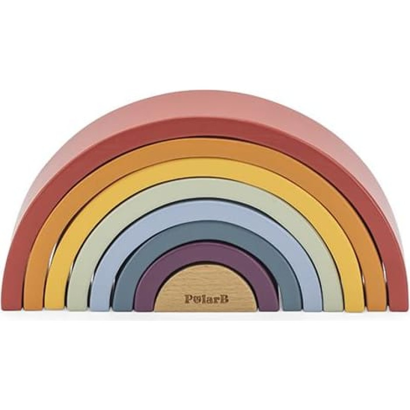 VIGA PolarB koka rotaļlieta varavīksne 18m+ 277608 (44220)