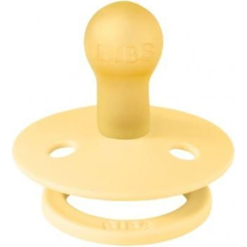 Bibs 002448 BABY PACIFIER PALE BUTTER 6+ (M)