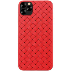 Devia Woven Pattern Design Soft Case iPhone 11 Pro red