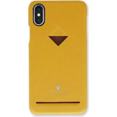 Vixfox Card Slot Back Shell for Iphone XR mustard yellow