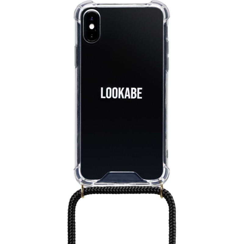 Lookabe Necklace iPhone X/Xs gold black loo003