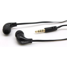 Sbox Stereo Earphones With Microphone EP-038B Black