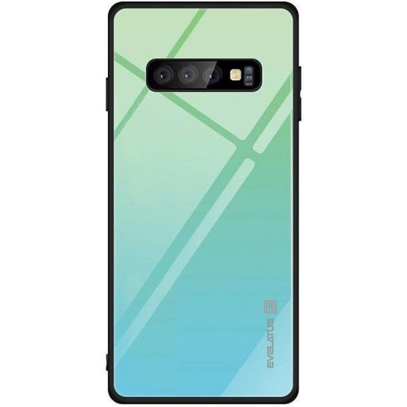 Evelatus Samsung A20 Gradient Glass Case 6 Lagoon