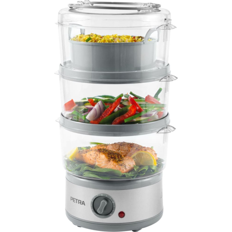 Petra PT2726ZV2HEVDE 3 Tier Steamer