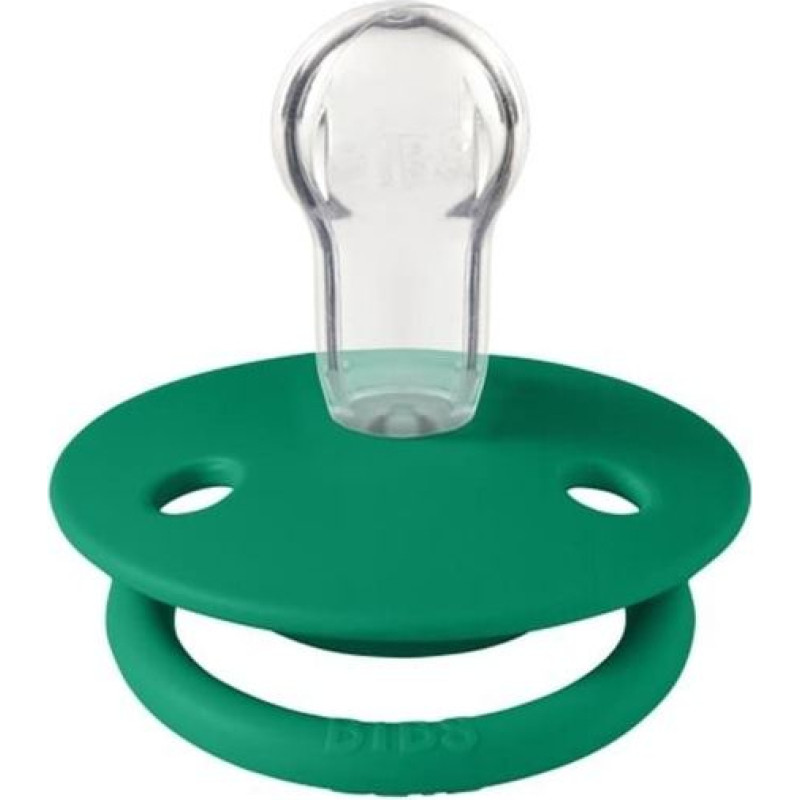 Bibs 1010301 silicone pacifier EVERGREEN 0-36 DE LUX