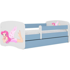 Kocot Kids babydreams blue fairy with wings gulta ar atvilktni un matraci 160/80