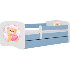 Kocot Kids babydreams blue teddybear butterflies gulta ar atvilktni un matraci 180/80