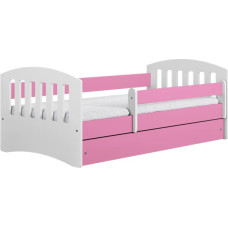 Kocot Kids classic 1 pink gulta bez atvilktnes ar matraci 140/80