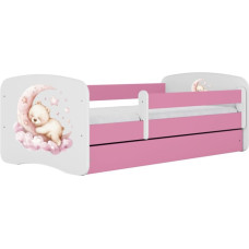 Kocot Kids Gulta babydreams pink dream ar kasti ar matraci 180/80