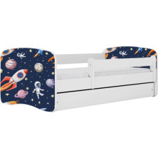 Kocot Kids Gulta babydreams white cosmos ar kasti ar matraci 180/80