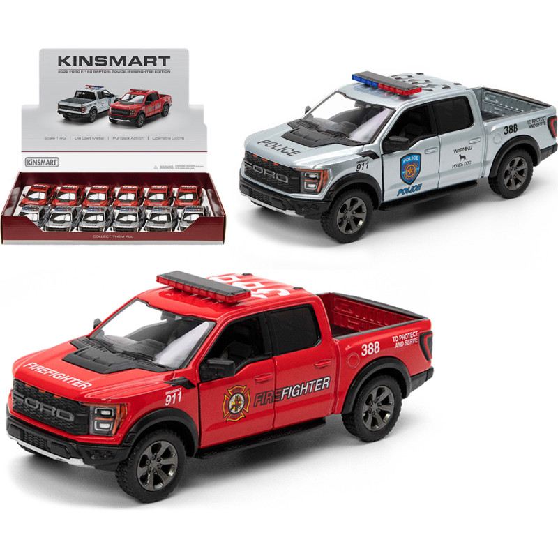 2022 FORD F150 RAPTOR POLICJA/STRAŻ 1:46