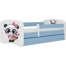 Kocot Kids babydreams blue panda gulta bez atvilktnes ar matraci 140/70