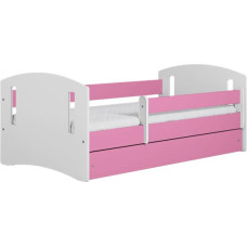 Kocot Kids classic 2 pink gulta ar atvilktni un matraci 140/80