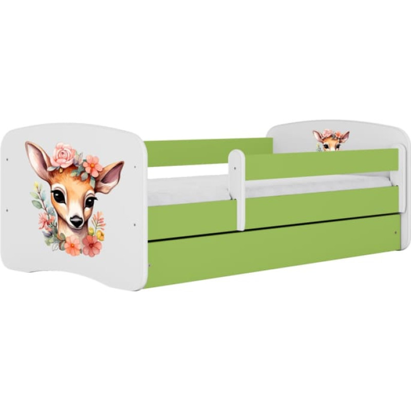 Kocot Kids Gulta babydreams green bambi bez kastes ar matraci 140/70