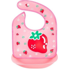 5666 BIB WITH POCKET STRAWBERRY