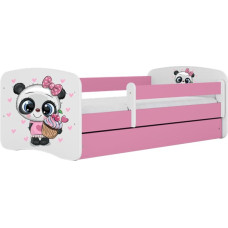 Kocot Kids babydreams pink panda gulta bez atvilktnes ar matraci 160/80