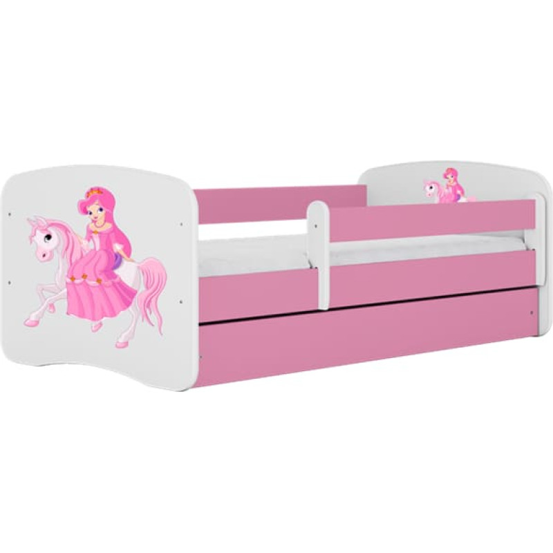 Kocot Kids babydreams pink princess on horse gulta ar atvilktni un matraci 180/80