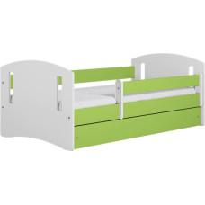 Kocot Kids classic 2 green gulta ar atvilktni un matraci 140/80