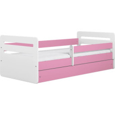 Kocot Kids tomi pink gulta ar atvilktni un matraci 180/80