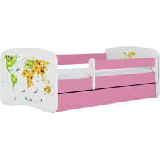 Kocot Kids Gulta babydreams pink map bez kastes ar matraci 140/70