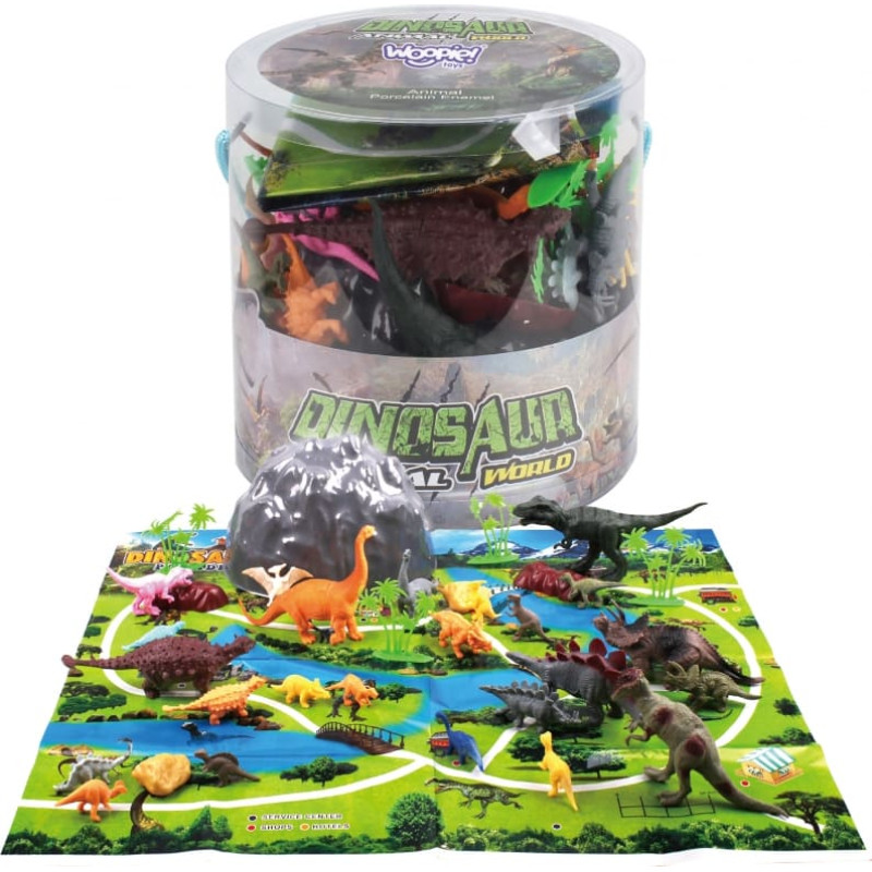Woopie 47153 Zestaw figurek 34 szt. Dinozaury