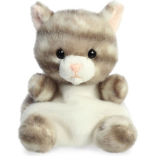 Palm Pals AURORA Palm Pals Mīkstā rotaļlieta Grey Tabby Cat, 11 cm