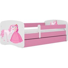 Kocot Kids babydreams pink princess horse gulta ar atvilktni un matraci 180/80