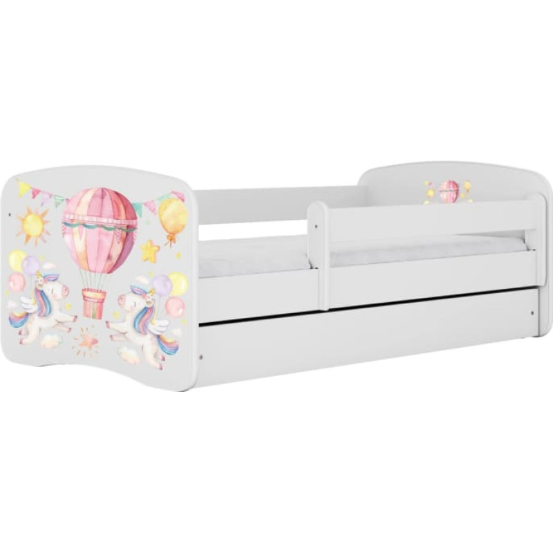 Kocot Kids Gulta babydreams white balloon ar kasti ar matraci 180/80