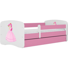 Kocot Kids Gulta babydreams pink princess ar kasti ar matraci 180/80