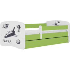 Kocot Kids Gulta babydreams green nasa ar kasti ar matraci 140/70