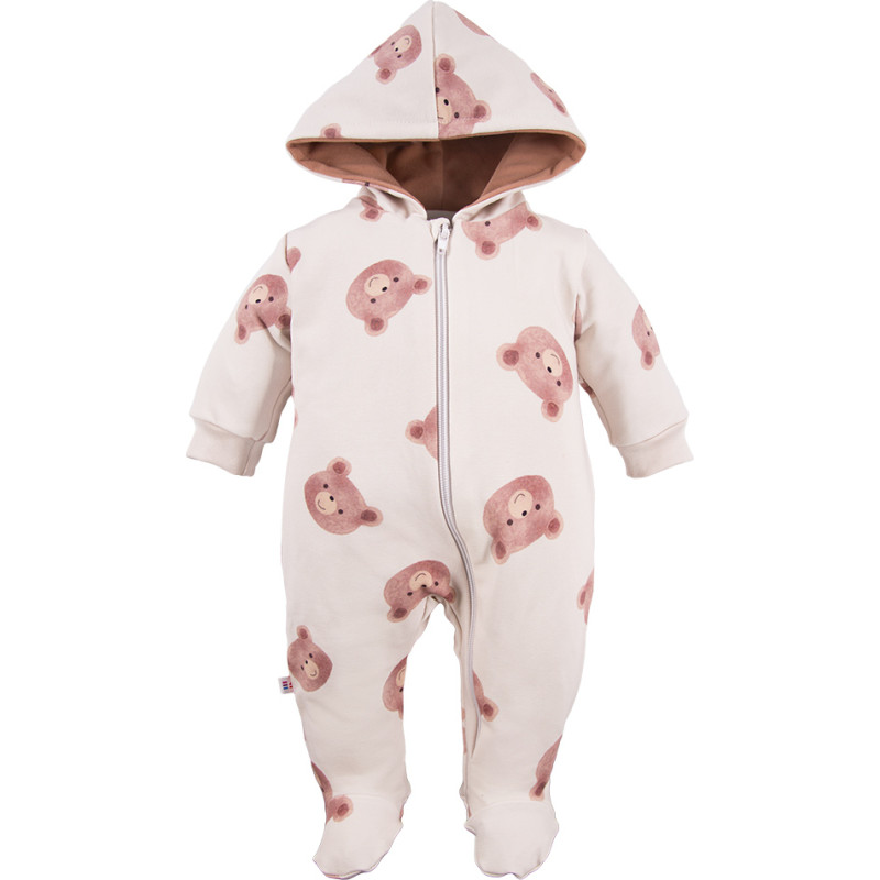 Minikid EWA 944379 Kombinezon przejściowy C&B dres kaptur ecru 74