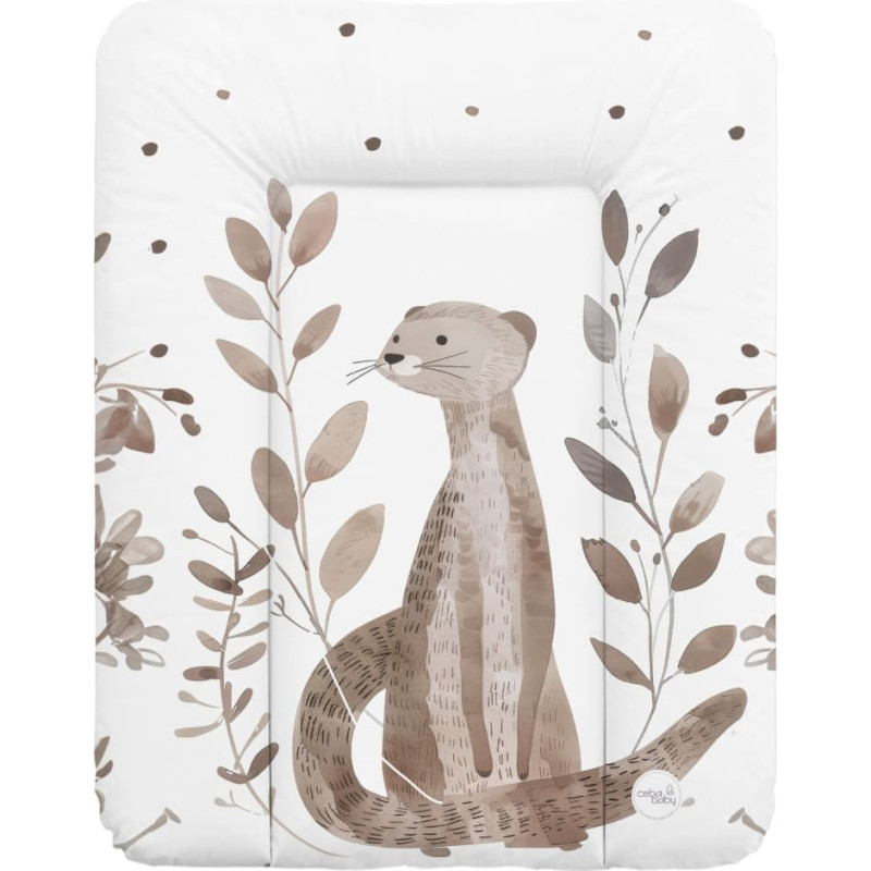 Cebababy CEBA 143-000-786 Mjuk liten skötbädd 50x70 Basic Clever Otter