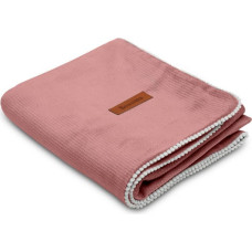 Sensillo VELVET BLANKET DIRTY PINK 75X100