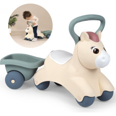 Smoby Little Pierwszy Jeżdzik Pony Ride-On Kucyk z Przyczepką