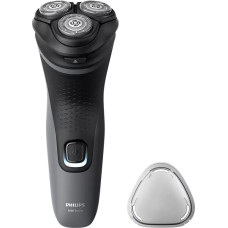 PHILIPS Shaver Series 1000 Elektriskais skuveklis sausai un mitrai skūšanai, pelēks S1142_00