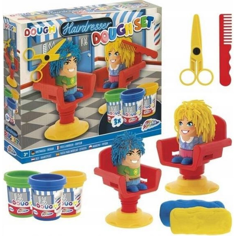 Minikid 70865 ZESTAW CIASTOLINY FRYZJER