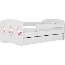 Kocot Kids Gulta babydreams white bunnies with butterflies bez kastes ar matraci 160/80