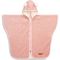 Sensillo CAR SEAT PONCHO PINK PLUSH