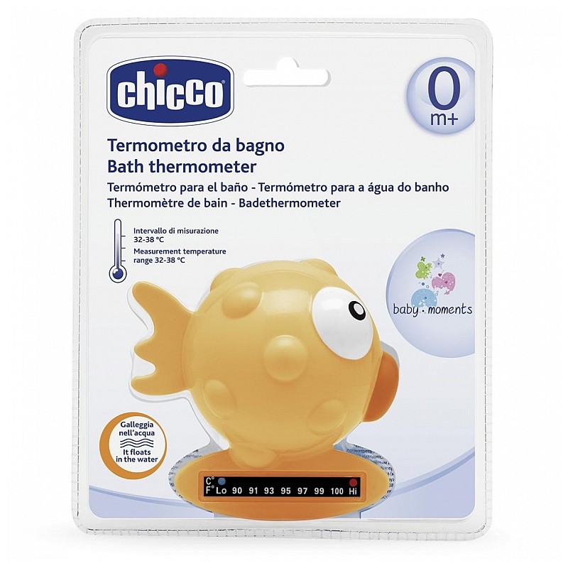 CHICCO Vannas termometrs Apaļā, dzeltens 06564.00 IZPĀRDOŠANA