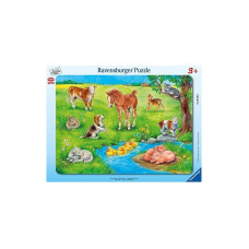 Ravensburger Puzle "Mājdzīvnieki" (8-17gab), 06104