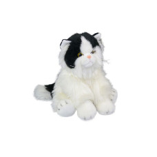 ANEK FLUFFY FAM Mīkstā rotaļlieta CAT 30cm 26116 melns/balts