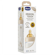 CHICCO Lateksa barošanas pudelīte Original Touch,330 ml, 27634.30