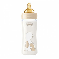 CHICCO Original Touch Pudele 240 ml, stikls, latekss