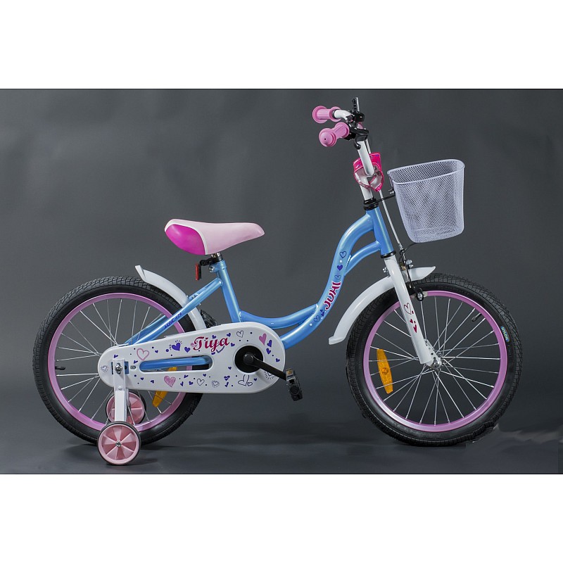 GUST&JUHI Bērnu velosipēds 18" TIYA, blue (4-6g)