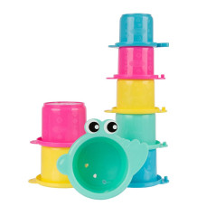 PLAYGRO ūdens rotaļlieta Croc Cups, 8gab, 018026907