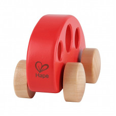 HAPE koka rotaļlieta Mini Van, sarkana, E0052A