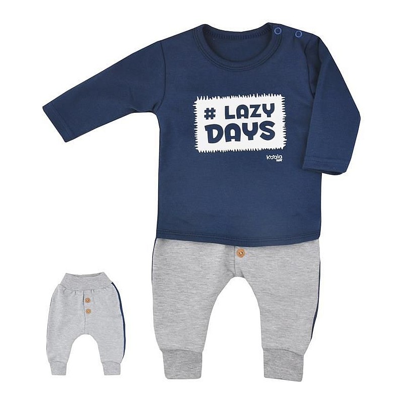 KOALA LAZY DAYS bikses ar jaciņu 74 izmērs 07-407 pelēka/zils