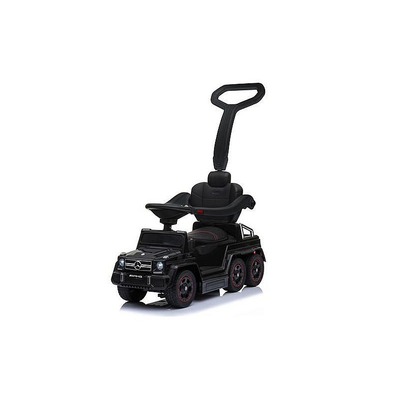 TO-MA Bērnu elektromobilis ar rokturi 6V/4.5Ah, SXZ-1838-H melns