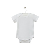 LORITA bodijs ar īsām piedurknēm art.282 balts 62 izmērs